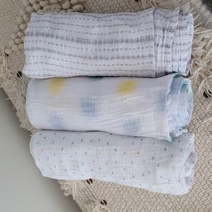 Aden and Anais 3 pack Swaddle Set